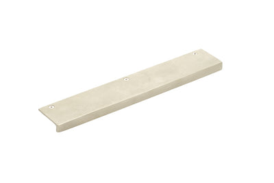Emtek Rustic Modern 10-1/2" C-C Edge Pull in Tumbled White Bronze