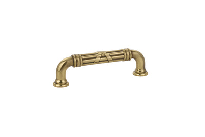 Emtek Ribbon & Reed 3-1/2" C-C Pull in French Antique