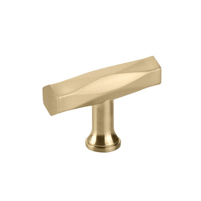 Emtek Tribeca 2" T-Knob in Satin Brass