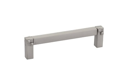 Emtek Mortise & Tenon 4" C-C Pull in Satin Nickel