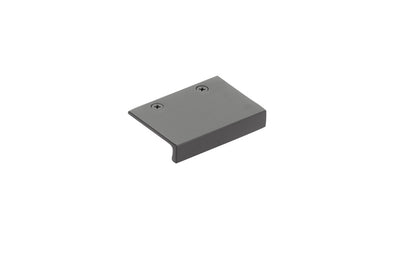 Emtek Rustic Modern 1-1/2" C-C Edge Pull in Flat Black Bronze