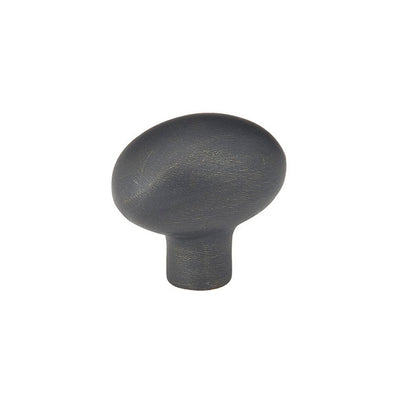 Emtek Sandcast Bronze Egg 1-3/4" Wardrobe Knob in Medium Bronze