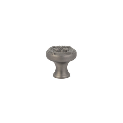 Emtek Ribbon & Reed 1-1/4" Knob in Pewter