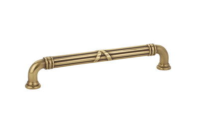 Emtek Ribbon & Reed 6" C-C Pull in French Antique