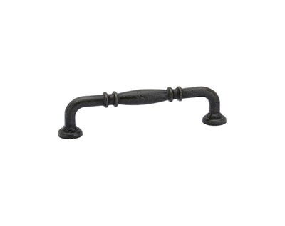 Emtek Tuscany Bronze Ribbed 3" C-C Pull in Medium Bronze