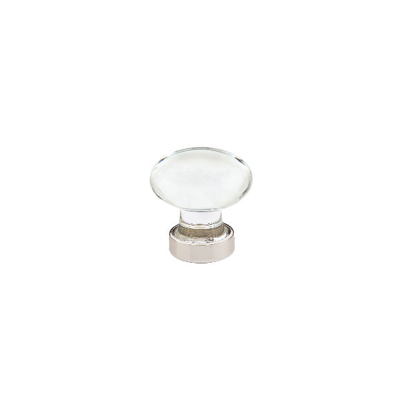 Emtek Hampton Crystal 1-1/4" Knob (shown in Polished Nickel)