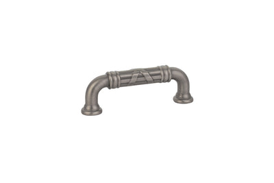 Emtek Ribbon & Reed 3" C-C Pull in Pewter