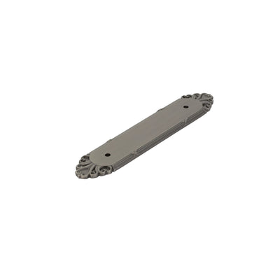 Emtek Ribbon & Reed Back Plate for 4" Pull in Pewter