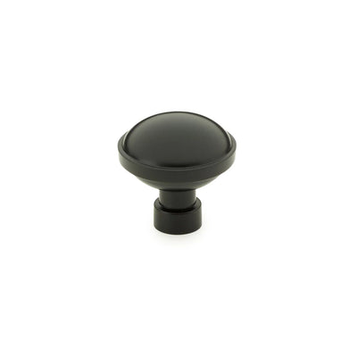 Emtek Brandt 1-1/4" Knob in Flat Black