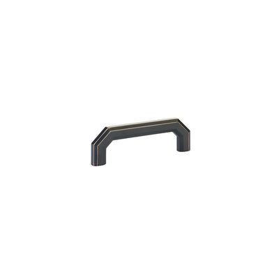 Emtek Riviera 4" C-C Pull in Oil Rubbed Bronze