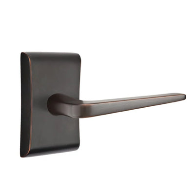 Emtek Athena Lever with Neos Rosette in Oil Rubbed Bronze