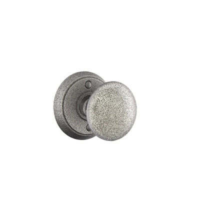 Emtek Jamestown Knob with #2 Rosette in Satin Steel