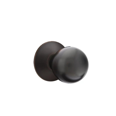 Emtek Orb Knob with Modern Rosette in Oil Rubbed Bronze