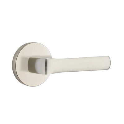 Emtek Spencer Lever with Disk Rosette in Satin Nickel