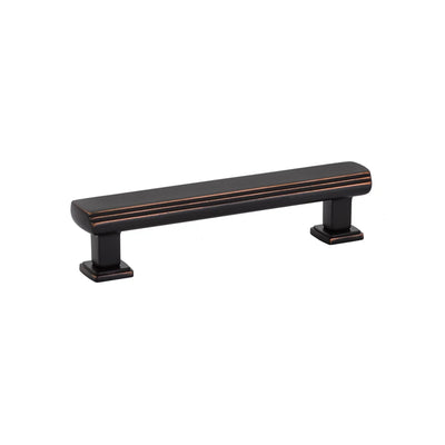 Emtek Art Deco 4" C-C Pull in Oil Rubbed Bronze