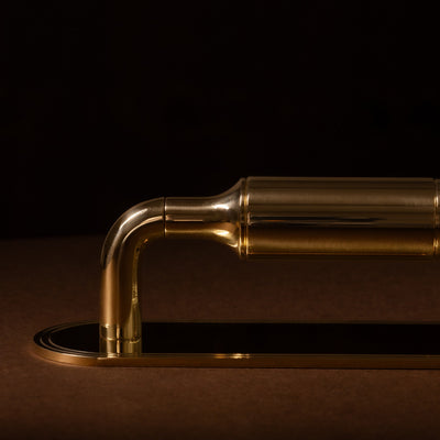 Armac Martin Barwick Plain Appliance Pull with Backplate