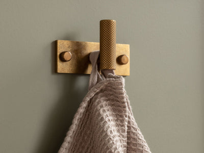 Armac Martin MIX Diamond Knurled Single Horizontal Wall Hook