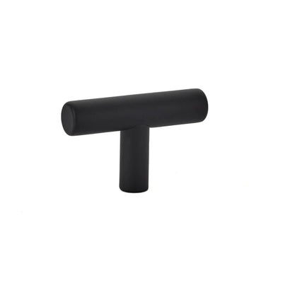Emtek Bar 2" Knob in Flat Black