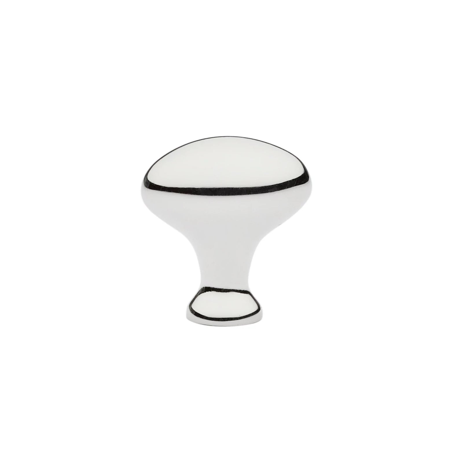 Emtek Egg 1" Knob in Polished Nickel