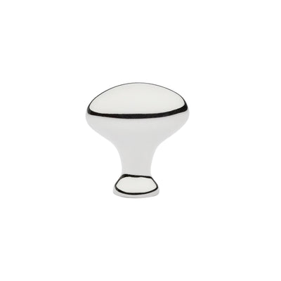 Emtek Egg 1" Knob in Polished Nickel