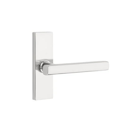Emtek Freestone Lever with Stretto 1-1/2" x 5" in Polished Chrome