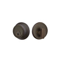 Emtek Regular Sandcast Bronze deadbolt, Medium Bronze