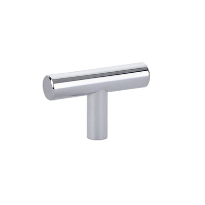 Emtek Bar 2" Knob in Polished Chrome