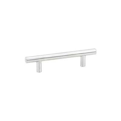 Emtek Stainless Steel Bar 3" C-C Pull in Brushed Stainless Steel