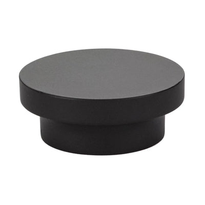 Emtek District 1-5/8" Knob in Flat Black