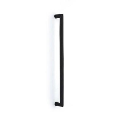 Emtek Sandcast Bronze Rail 18" C-C Appliance Pull in Flat Black Bronze