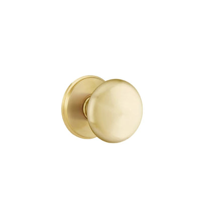 Emtek Providence Knob with Watford Rosette in Satin Brass