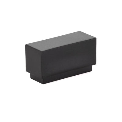 Emtek Cinder 1-5/8" Knob in Flat Black