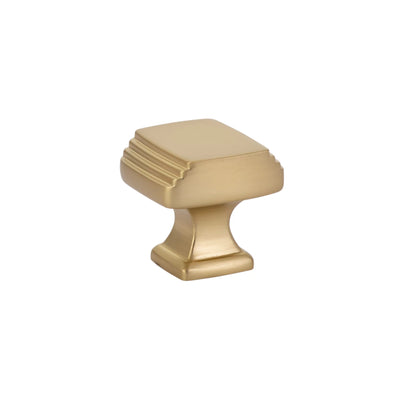 Emtek Art Deco 1-1/4" Knob in Satin Brass