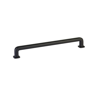 Emtek Westridge 8" C-C Pull in Flat Black