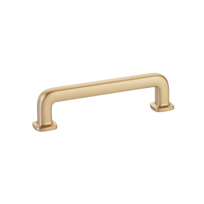 Emtek Westridge 4" C-C Pull in Satin Brass