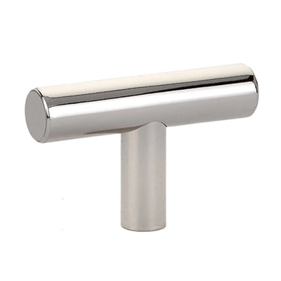 Emtek Bar 2" Knob in Polished Nickel