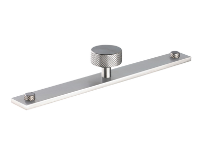 Armac Martin MIX Diamond Knurled Cabinet Knob & Backplate