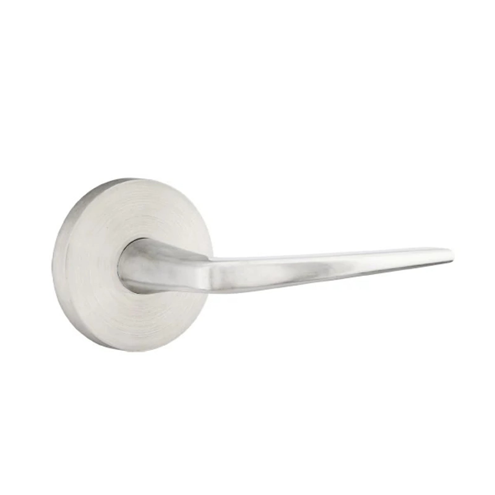 Emtek Stainless Steel Athena Lever with Disk Rosette in Brushed Stainless Steel