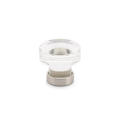 Emtek Grayson Crystal 1-1/4" Knob in Satin Nickel