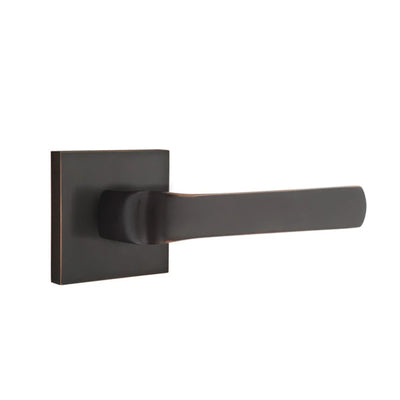 Emtek Spencer Lever with Square Rosette in Oil Rubbed Bronze