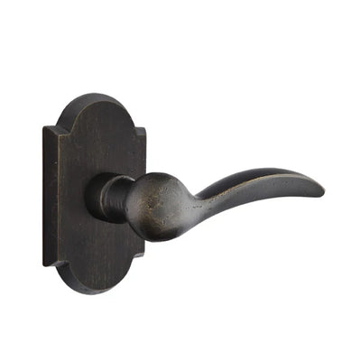 Emtek Durango Lever with #1 Rosette in Medium Bronze