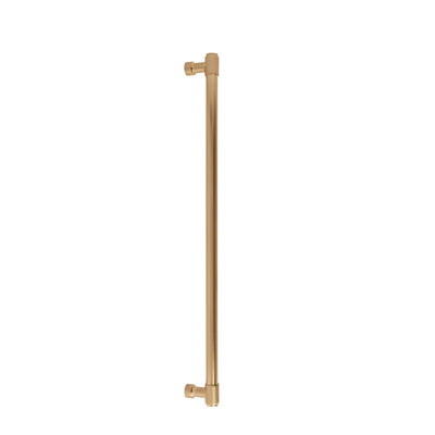 Emtek Jasper 18" C-C Pull in Satin Brass
