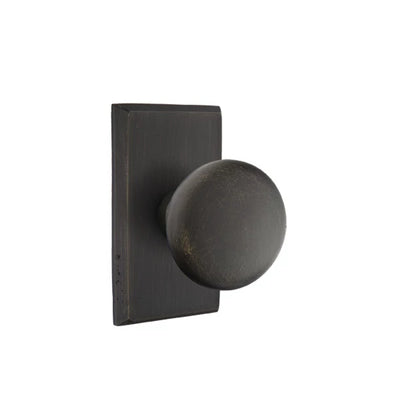 Emtek Winchester Knob with #3 Rosette in Medium Bronze