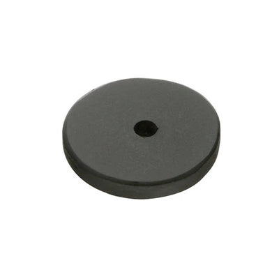 Emtek Sandcast Bronze Round Back Plate for Knob in Flat Black Bronze