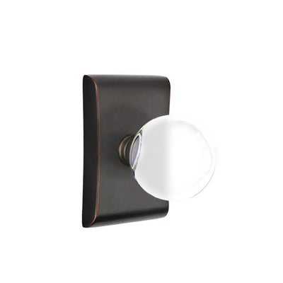 Emtek Bristol Knob with Neos Rosette in Oil Rubbed Bronze