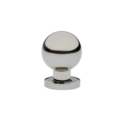 Emtek Globe Knob in Polished Nickel