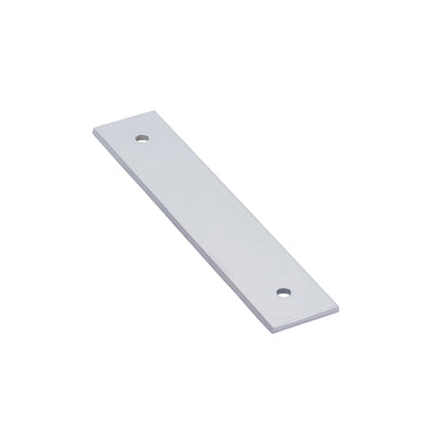 Emtek Art Deco Rectangular Back Plate for 4" Pull in Polished Chrome
