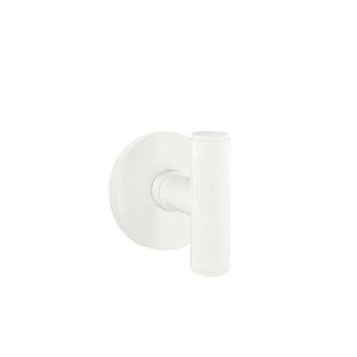 Emtek Ace Knob with Disk Rosette in Matte White
