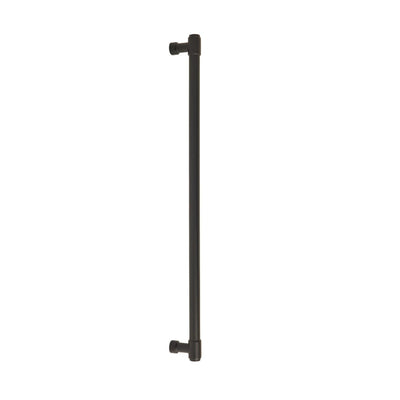Emtek Jasper 18" C-C Pull in Flat Black