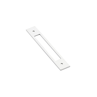 Emtek Modern Back Plate in Polished Chrome (Back Plate for 5" Pull shown)